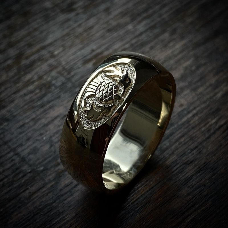 Scottish Thistle Motif Band