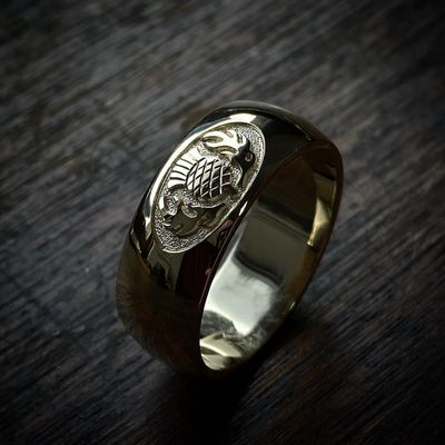 Scottish Thistle Motif Band
