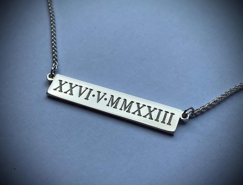 Roman Bar Necklace
