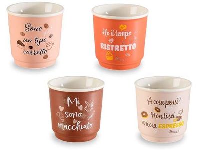 Bicchierino da caffè in porcellana "Coffee Time"