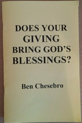Does Your Giving Bring God’s Blessings?