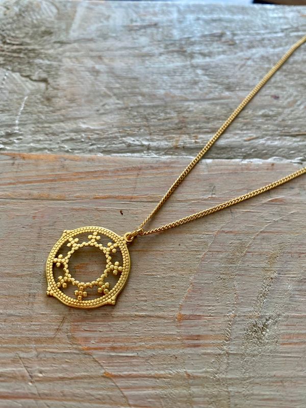 Mandala Kette gold