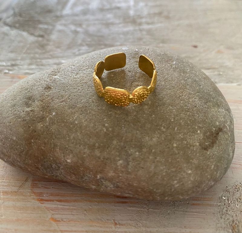 Ring gold verstellbar