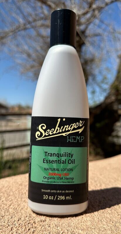 CBD Oil Tranquility 2000 mg CBD Lotion by Seebinger