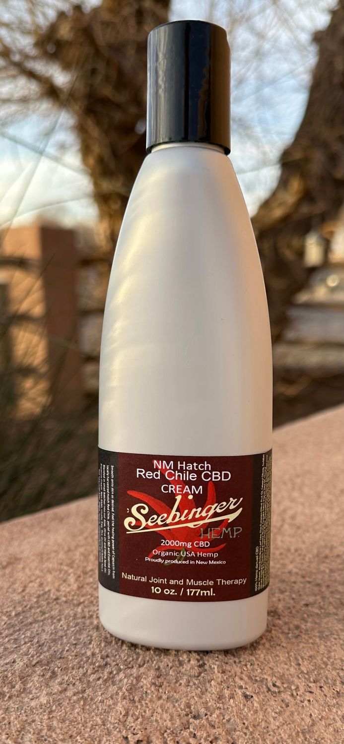 Seebinger Hemp 10oz 2000mg CBD Red Chile Cream
