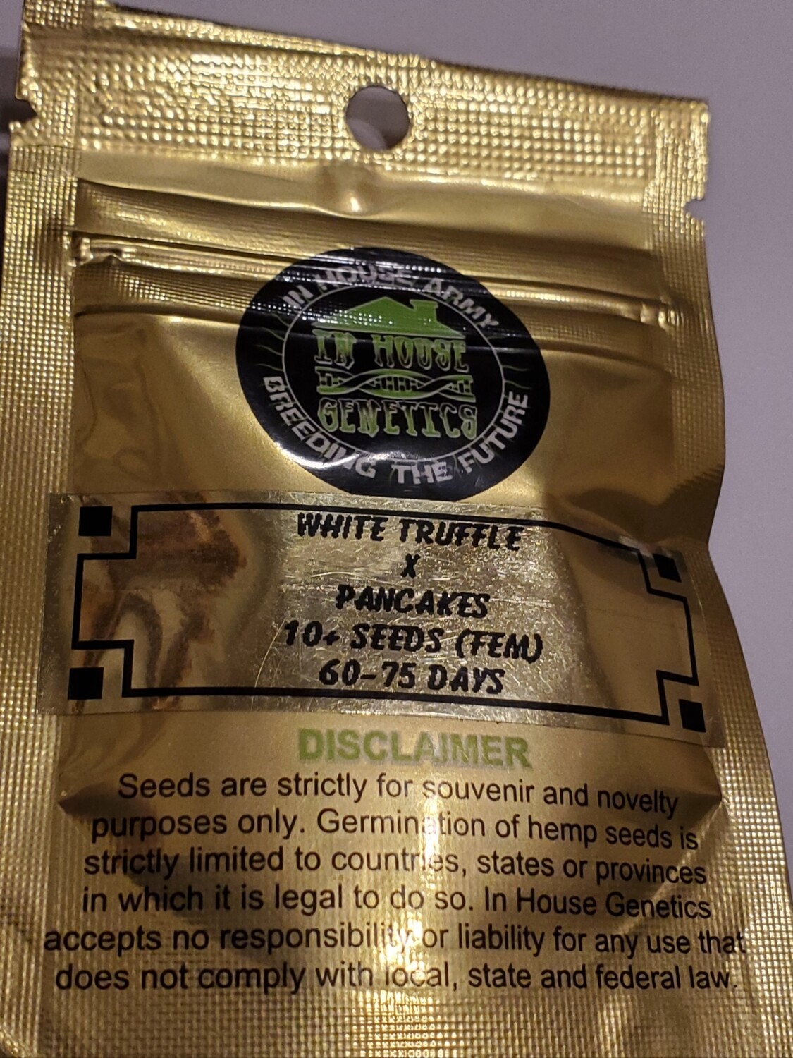 TRUFFLE CAKE - GOLD PACK (10+ FEMINIZED seeds per pack) $30 OFF 