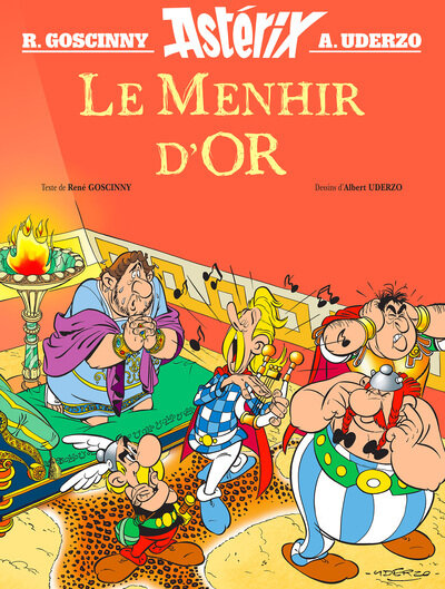 Asterix hors-serie - le menhir d'or : covers re-attached