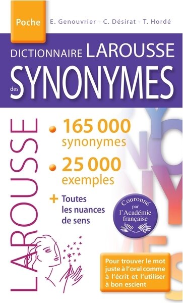 Dictionnaire Larousse des Synonymes Poche