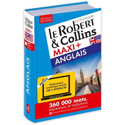 LE ROBERT ET COLLINS MAXI PLUS ANGLAIS  PLUS CARTE TELECHARGEMENT Edition 2019 (for newer edition see : 9782321017806)