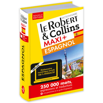LE ROBERT ET COLLINS MAXI PLUS ESPAGNOL  PLUS CARTE TELECHARGEMENT Edition 2019