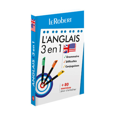 LE ROBERT L ANGLAIS 3 EN 1 : Grammar, difficulties, verb conjugations