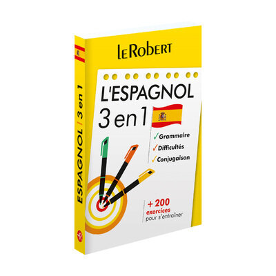 LE ROBERT L ESPAGNOL 3 EN 1 : Grammar, difficulties, verb conjugations