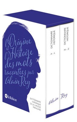 DICTIONNAIRE HISTORIQUE DE LA LANGUE FRANCAISE 2 VOLUMES Up-dated 2020 edition
