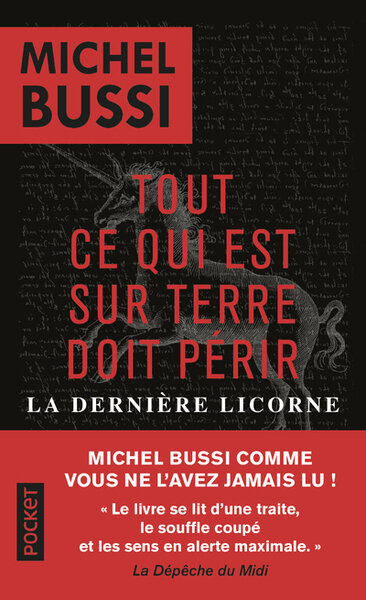 Tout ce qui est sur terre doit perir ; la derniere licorne (preface inedite de l'auteur)