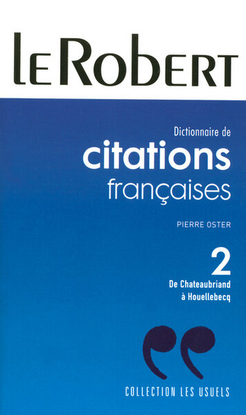 Robert usuels - Citations Francaises T2 - poche  2006