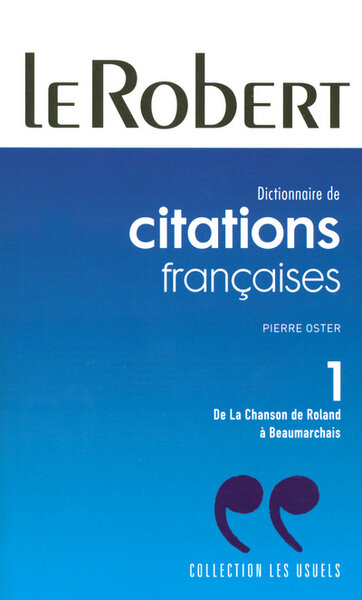 Robert Usuels: Citations Francaises T1 - poche  2006