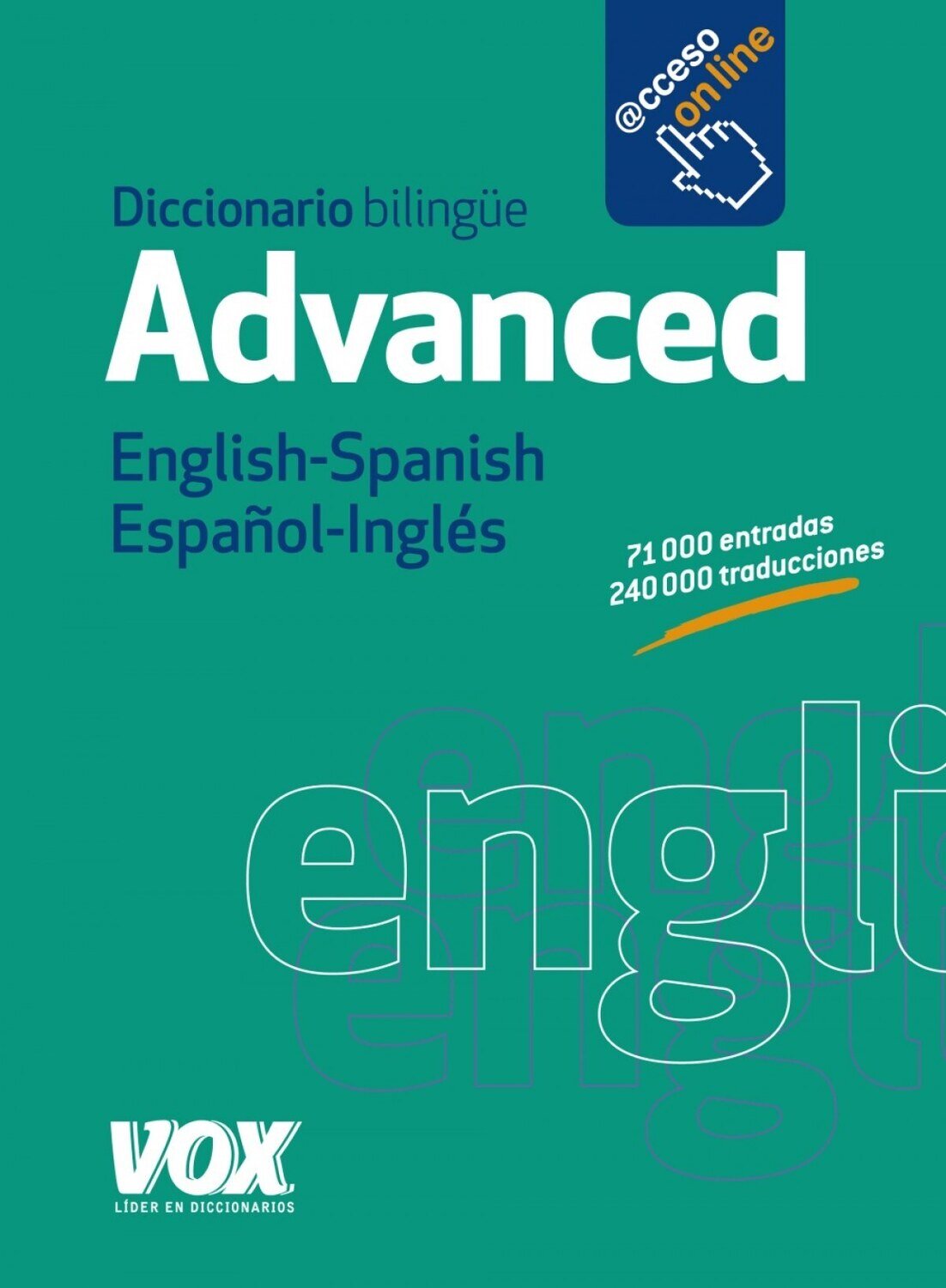 Diccionario Advanced English-Spanish VV