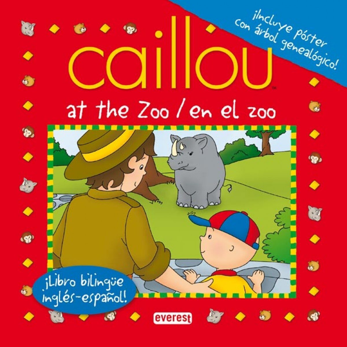 Caillou At the Zoo / Caillou En el zoo