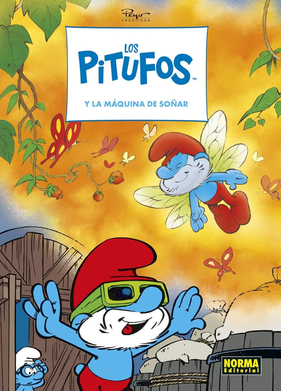 Los Pitufos y la maquina de sonar