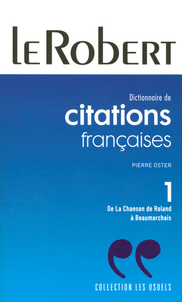 Robert Usuels: Citations Francaises T1 - poche  2006