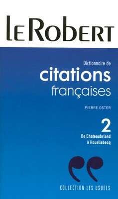 Robert usuels - Citations Francaises T2 - poche 2006