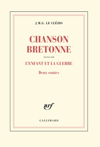 Chanson bretonne ; l'enfant et la guerre