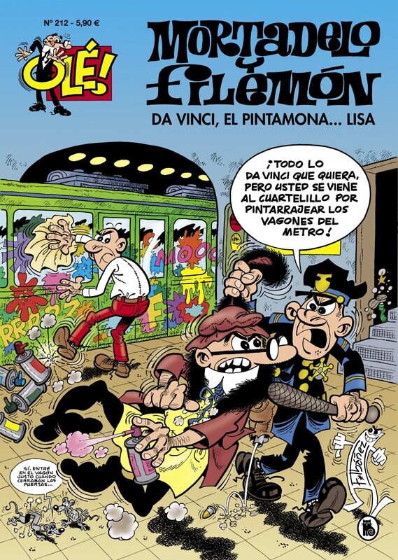 Da Vinci, El Pintamona... Lisa (Ole! Mortadelo 212)