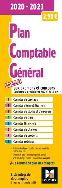 Plan comptable general - PCG