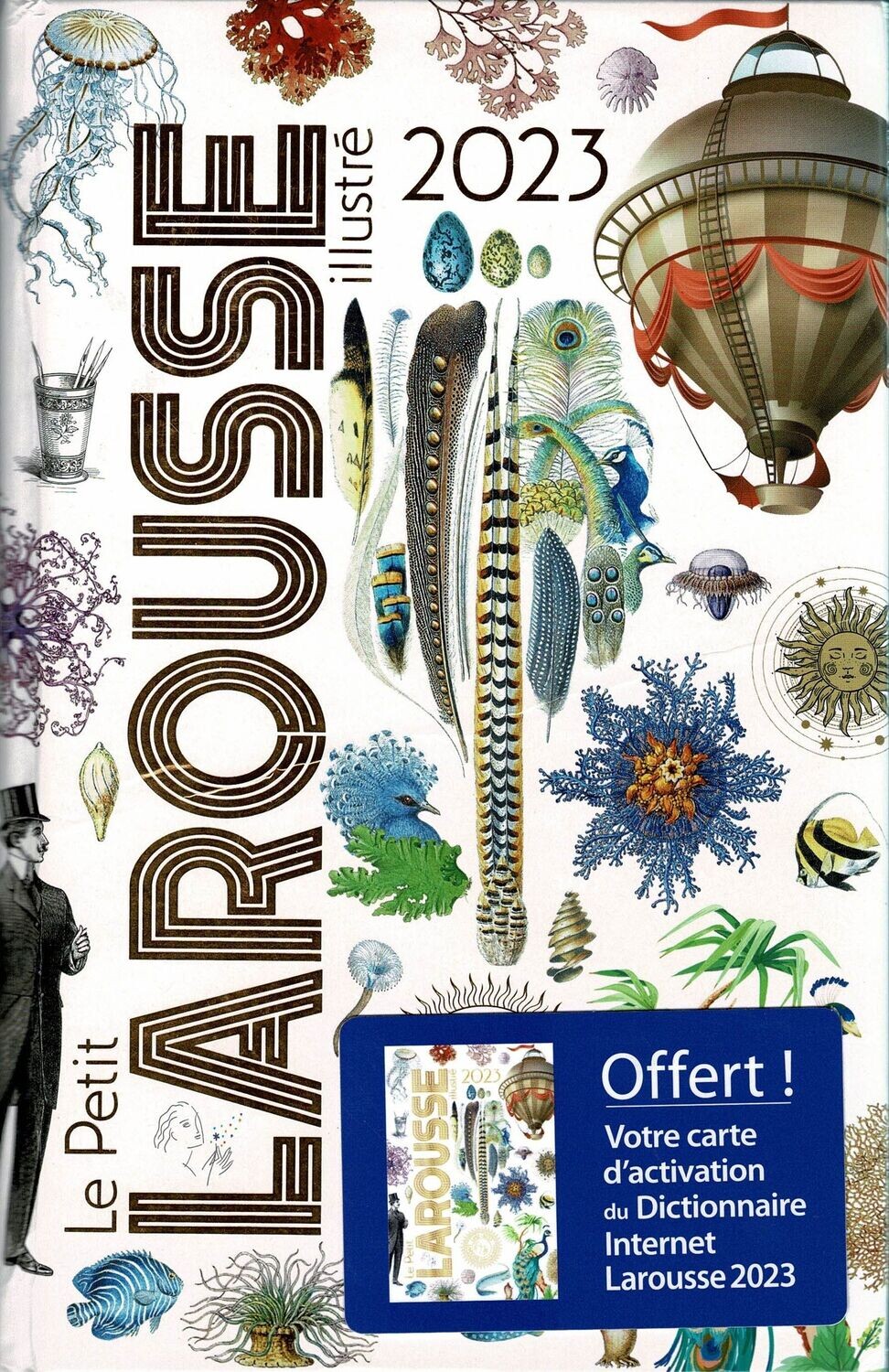 Petit Larousse Illustre 2023 - including free (timed) access to on-line dictionary - damaged copies