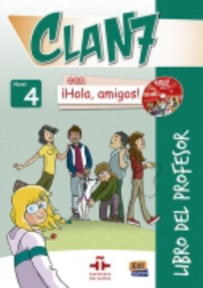 Clan 7 con Hola, amigos! Level 4 - Tutor Manual + CD+CD-ROM