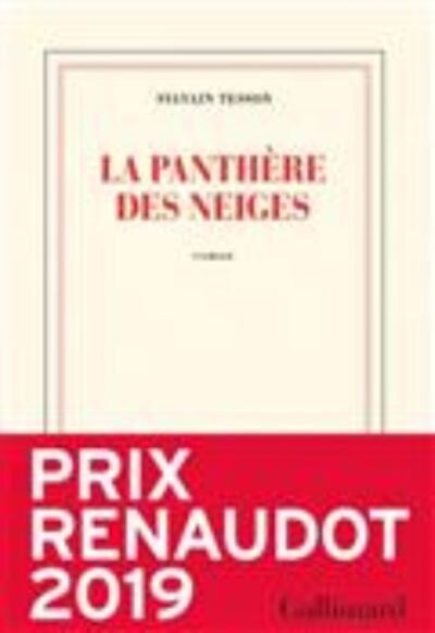 La panthere des neiges (prix renaudot 2019)
