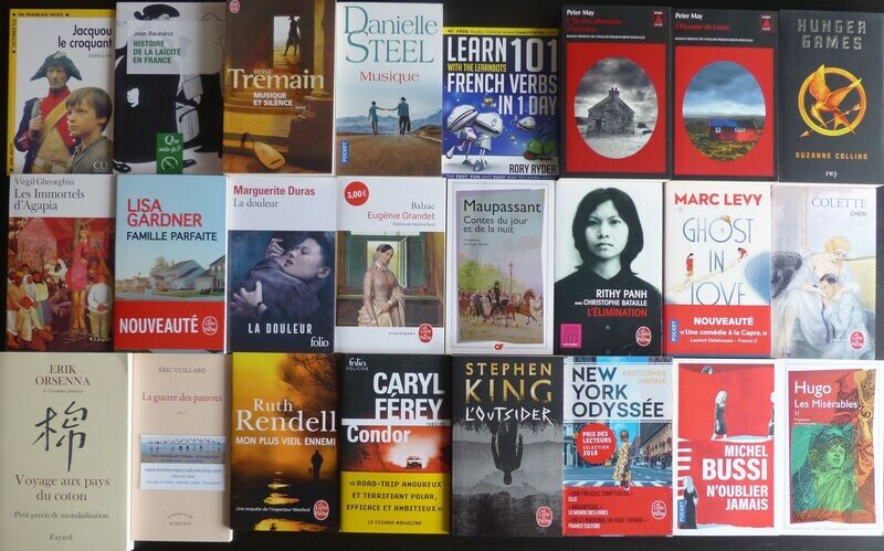 BUNDLE 15: French novels assorted 3 BUNDLE 15: French novels assorted 3
