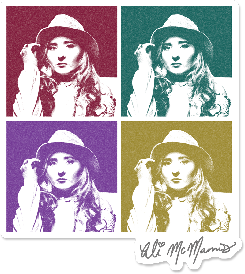 Ali Pop Art Stickers