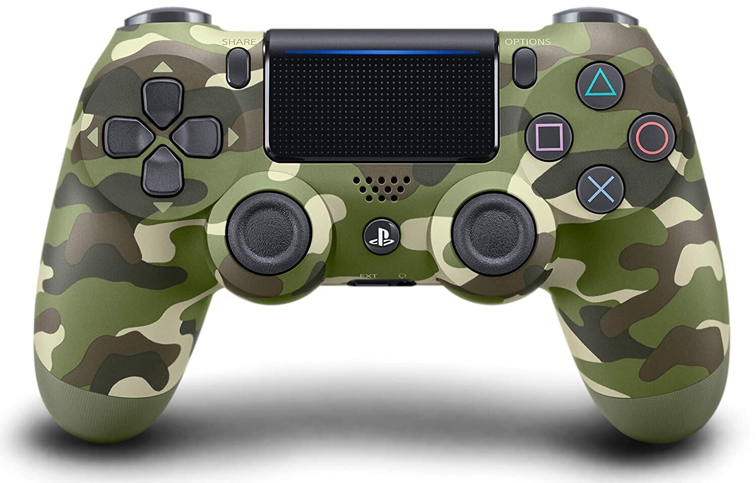 Sony - PS4 Dual Shock Controller, Colour: Green Camouflage