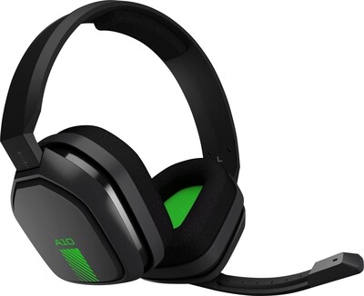 Astro Gaming - A10 Wired Stereo Gaming Headset for PC, Xbox Series X|S, Xbox One, PS5, PS4 and Nintendo Switch - Black/Green