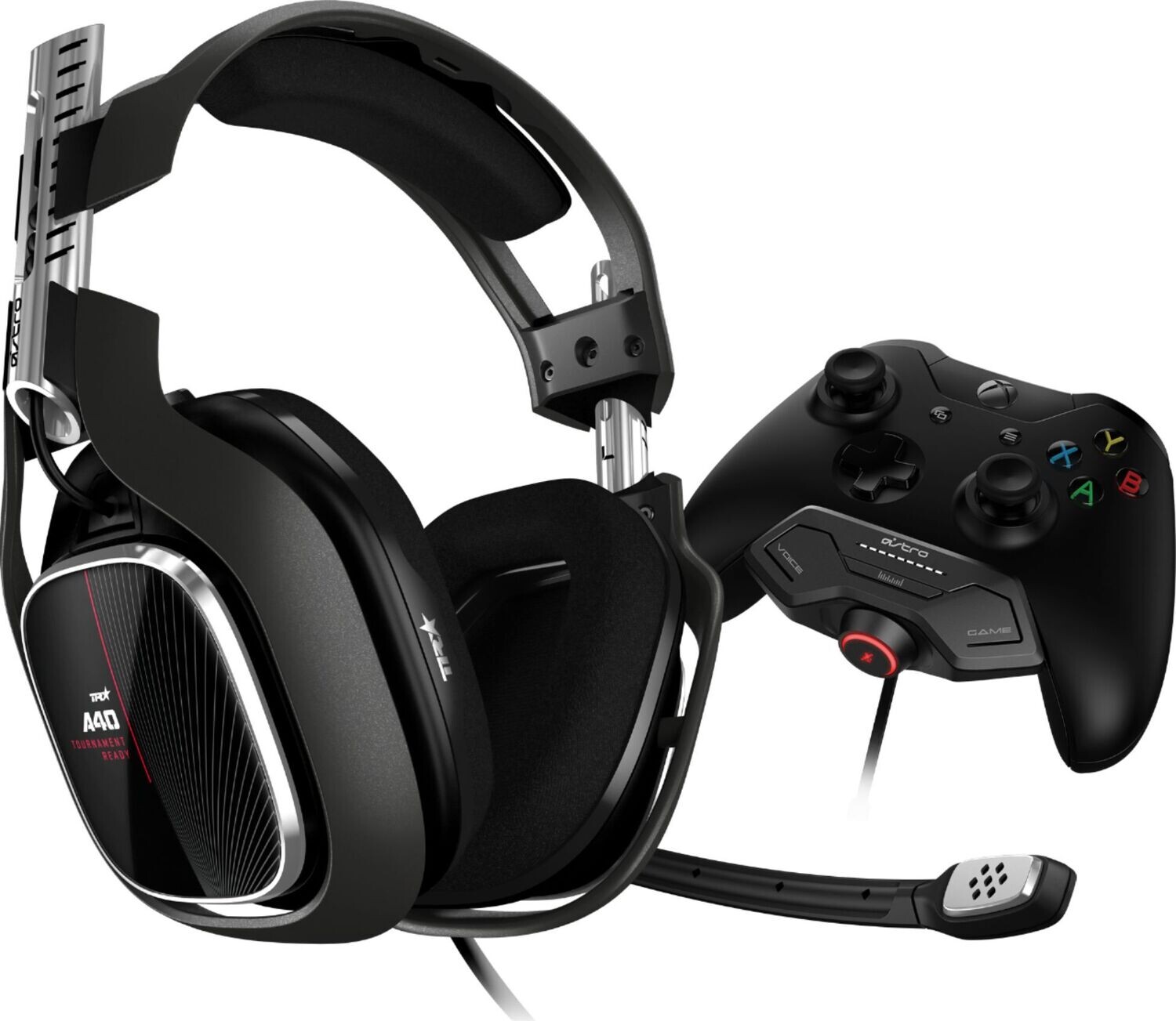 Astro Gaming - A40 TR Wired Stereo Gaming Headset for Xbox Series X|S, Xbox One, PC, Mac with MixAmp M80 Controller - Black