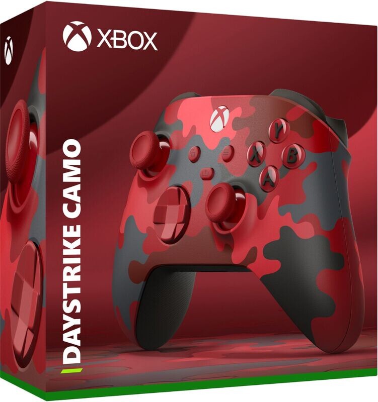 Microsoft - Xbox Wireless Controller for Xbox Series X, Xbox Series S, and Xbox One, Windows Devices (Latest Model) - Daystrike Camo Special Edition