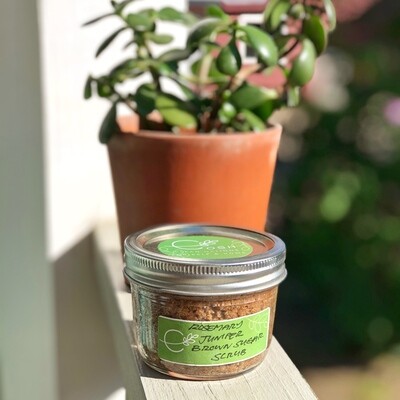 8 oz Rosemary Juniper Brown Sugar Scrub 8 oz Rosemary Juniper Brown Sugar Scrub