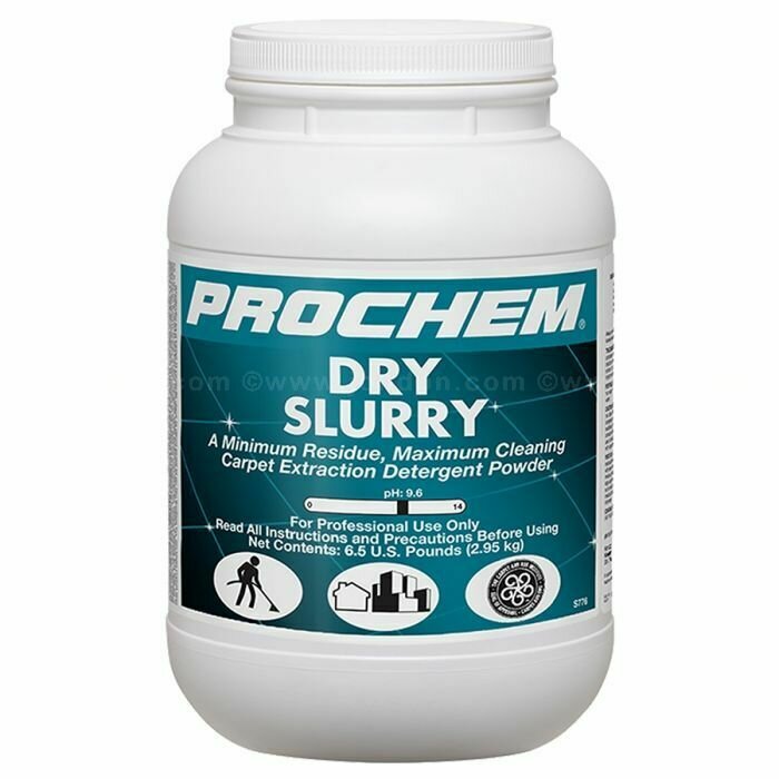 Dry Slurry (6.5 lb. Jar) by ProChem | Carpet Extraction Detergent Powder