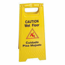 Folding Caution Sign - Standard Version