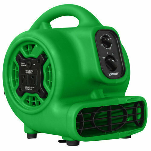 Mini Airmover, Green, 3 Speed, GFCI, w/Timer (Member Price Only $99)