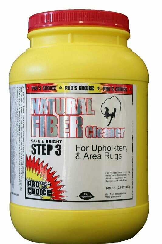 Safe & Bright "Step 3" (7 lb. Jar) by CTI Pro's Choice | Natural Fiber Cleaner