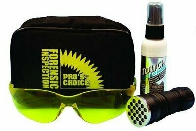 Forensic Kit (Glasses, UV Light and Spray) by CTI Pro's Choice | Urine Detection Kit