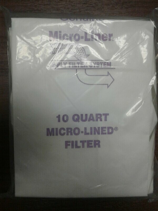 10qt Backpack Vacuum Bags (Pack of 10) by Clean DynamiX