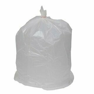 6 Mil Clear Trash Bags 33" x 50"  | Roll of 75
