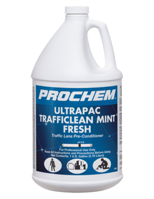 Ultrapac Trafficlean Mint Fresh (Gallon) by Prochem | Premium Carpet Pre-Spray