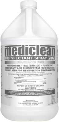 MediClean (Microban) Disinfectant Fragrance Free (GL) | Antimicrobial