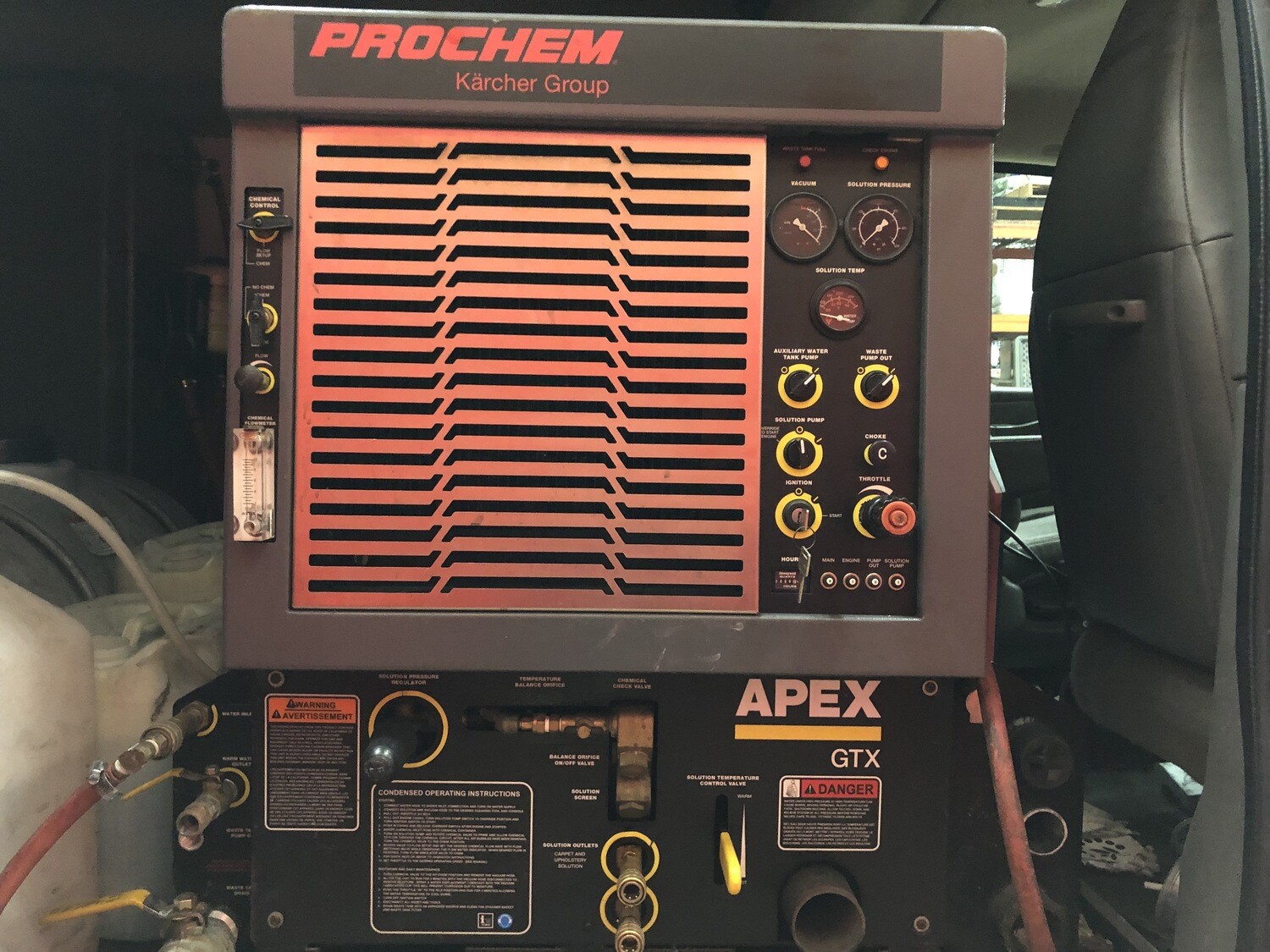 Achterhouden verslag doen van Voorganger Prochem Apex GTX Carpet Cleaning Truckmount Machine (90 Day Warranty)