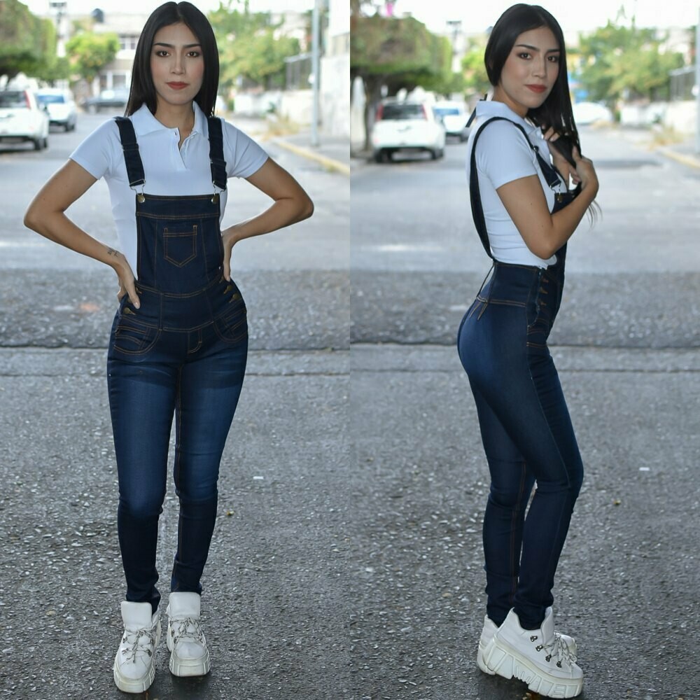 Jumper de pantalon para dama azul claro/ropa moda gdl