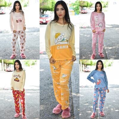 🎀 Paquete de 10 Pijama Manga larga Duo pantalon y blusa modelo-01559-10🎀
